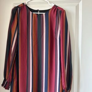 Allison Joy Striped Shift Dress